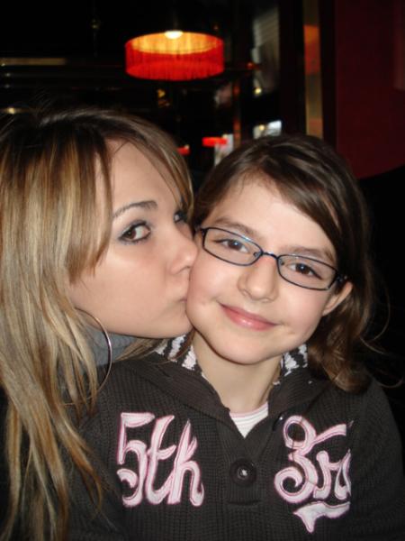 charléne (ma cousine) et moi